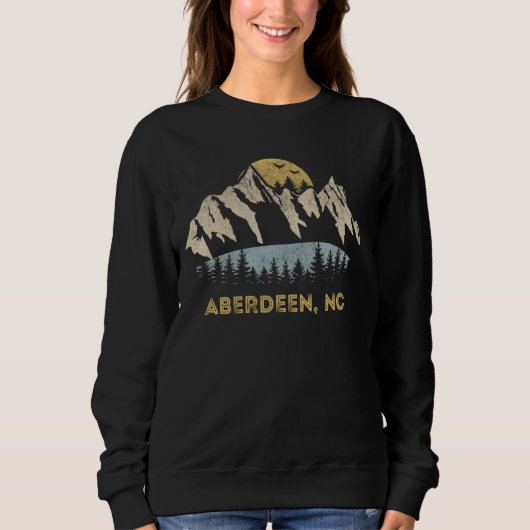 Aberdeen North Carolina Mountain Sunset Sunrise NC Sweatshirt (Vorderseite)