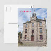 Aberdeen Old Townhouse Aussicht Postkarte (Vorne/Hinten)