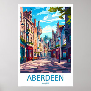 Aberdeen Park Vintage-Ski-Reise Nationalparkplakat Poster