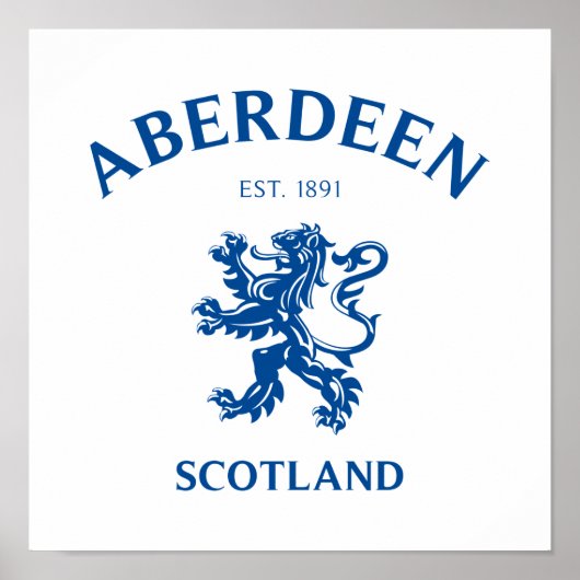 ABERDEEN POSTER (Vorne)