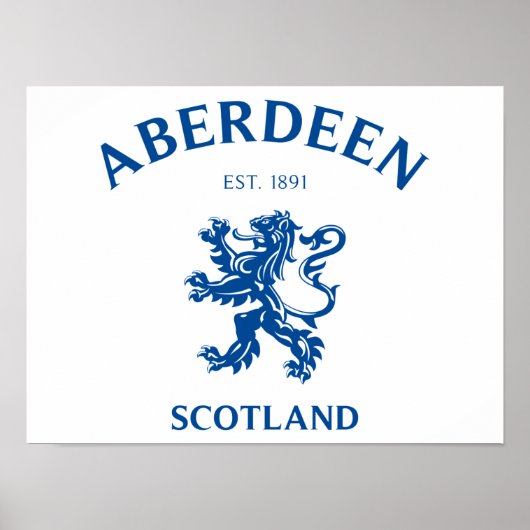 ABERDEEN POSTER (Vorne)