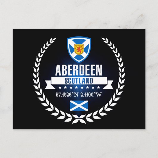 Aberdeen Postkarte (Vorderseite)