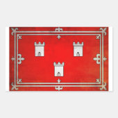 Aberdeen Rechteckiger Aufkleber (Vorderseite)