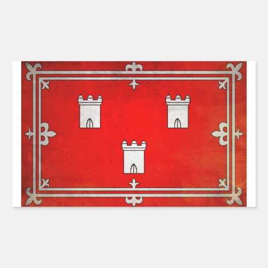 Aberdeen Rechteckiger Aufkleber (Vorderseite)