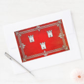 Aberdeen Rechteckiger Aufkleber (Umschlag)