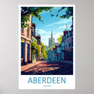 Aberdeen Reisepark Poster Ski Vintage National
