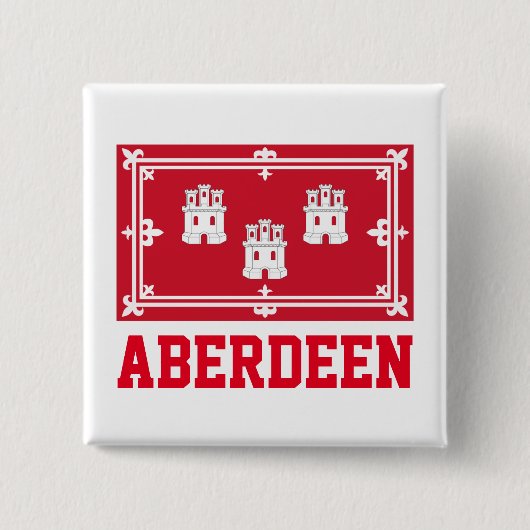 Aberdeen, SCOTLAND Button (Vorderseite)