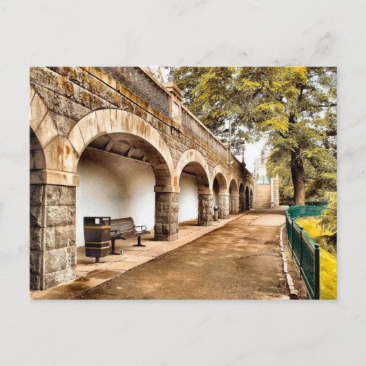 Aberdeen Scotland Gewerkschaft Terrace Gardens Postkarte (Vorderseite)