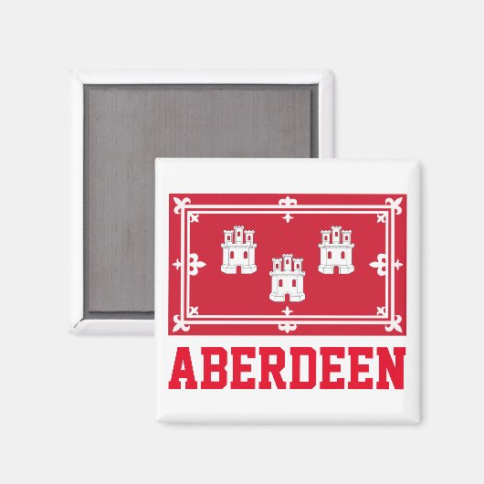 Aberdeen, SCOTLAND Magnet (Vorderseite/Rückseite)