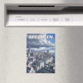 Aberdeen Scotland Travel Magnet (In Situ (Geschirrspüler))