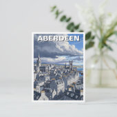 Aberdeen Scotland Travel Postkarte (Stehend Vorderseite)