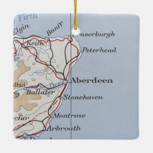 Aberdeen Scotland Vintage Keramikornament