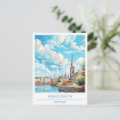 Aberdeen Scotland Vintage Travel Postkarte (Stehend Vorderseite)