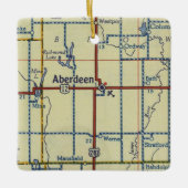 Aberdeen SD 50's Map Keramikornament (Vorderseite)