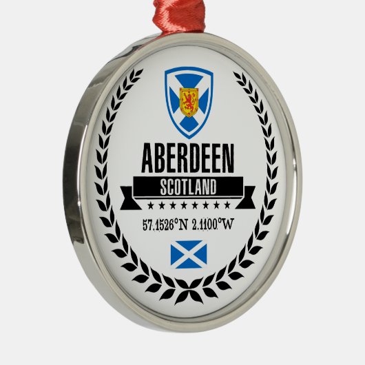 Aberdeen Silbernes Ornament (Rechts)