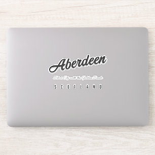 Aberdeen "Silberstadt mit den goldenen Sänden" Aufkleber