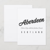 Aberdeen "Silver City with the Golden Sands" (Vorne/Hinten)