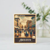 Aberdeen, Süddakota | VINTAG Postkarte (Stehend Vorderseite)