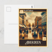 Aberdeen, Süddakota | VINTAG Postkarte (Vorne/Hinten)