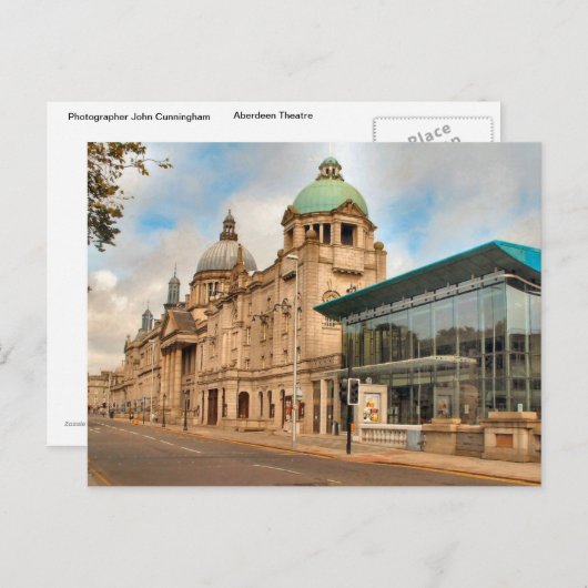 Aberdeen Theater Schottland Postkarte (Vorne/Hinten)