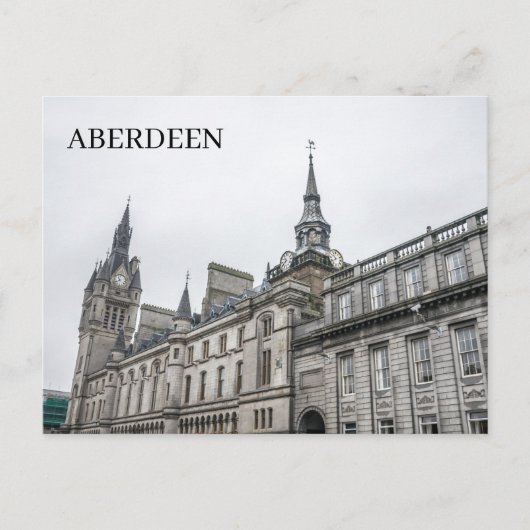 Aberdeen Tolbooth Museumsansicht Postkarte (Vorderseite)
