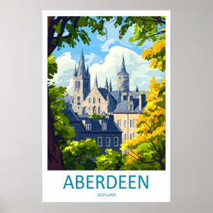 Aberdeen Vintage Poster Reise Park Nationaler Skig