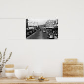 Aberdeen, WA - Aussicht auf das Stadtzentrum von W Poster (Küche)