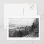 Aberdeen, WA Town View Mill und Harbour Fotograp Postkarte (Vorne/Hinten)