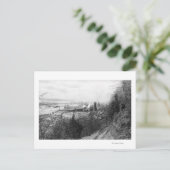 Aberdeen, WA Town View Mill und Harbour Fotograp Postkarte (Stehend Vorderseite)