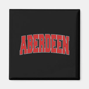 Aberdeen Wa Washington Varsity Style USA Vintage Magnet