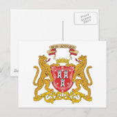 Aberdeen-Wappen Postkarte (Vorne/Hinten)