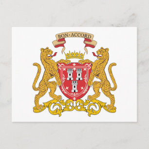 Aberdeen-Wappen Postkarte