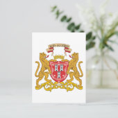 Aberdeen-Wappen Postkarte (Stehend Vorderseite)