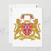 Aberdeen-Wappen Postkarte (Vorne/Hinten)