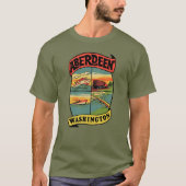 Aberdeen Washington Vintage Travel T - Shirt (Vorderseite)
