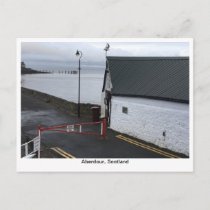 Aberdour Harbour Gebäude Postkarte
