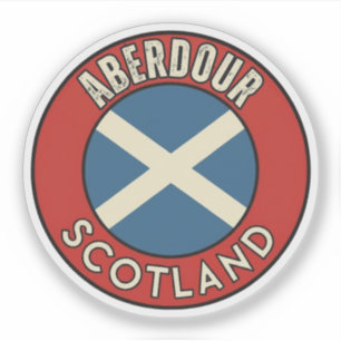 Aberdour, Schottland Aufkleber