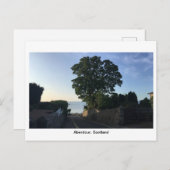 Aberdour, Schottland - Straße zum Strand Postkarte (Vorne/Hinten)