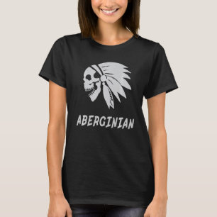 Aberginischer Indischer Amerikanische Ureinwohner T-Shirt