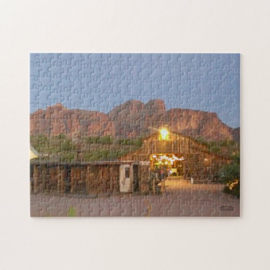 Aberglaube am Sonnenuntergang-Puzzlespiel Puzzle (Horizontal)