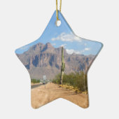 Aberglaube-Berg - panoramisch Keramik Ornament (Links)