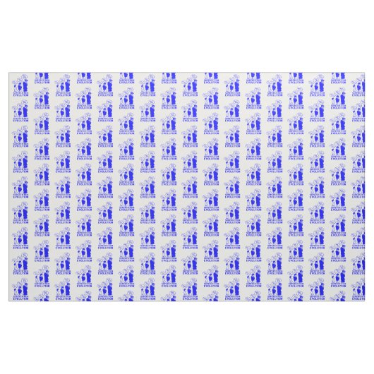 Aberglaube-Evolution lustig Stoff (Yard (91,4 cm))