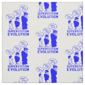 Aberglaube-Evolution lustig Stoff (Muster)