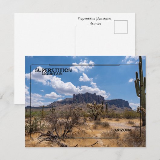 Aberglaube Postkarte (Vorne/Hinten)