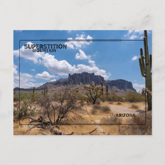 Aberglaube Postkarte (Vorderseite)