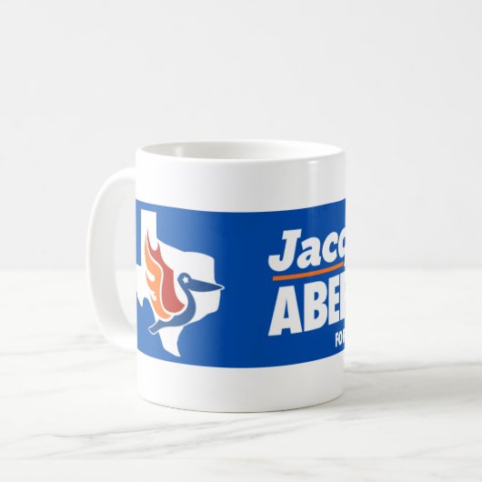 Abernathy für Texas-Tasse Kaffeetasse (Vorderseite Links)