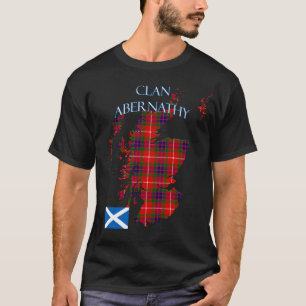Abernathy schottischer Clan Tartan Schottland T-Shirt