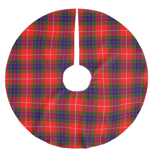 Abernethy Christmas Tree Skirt Polyester Weihnachtsbaumdecke (Vorderseite)