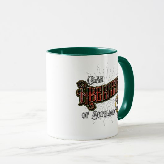 Abernethy Clan Tasse (VorderseiteRechts)