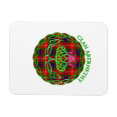 Abernethy Scottish Tartan Celtic Thistle Magnet (Horizontal)